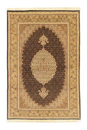 Persisk matta - Tabriz - Royal - 156 x 102 cm - svart