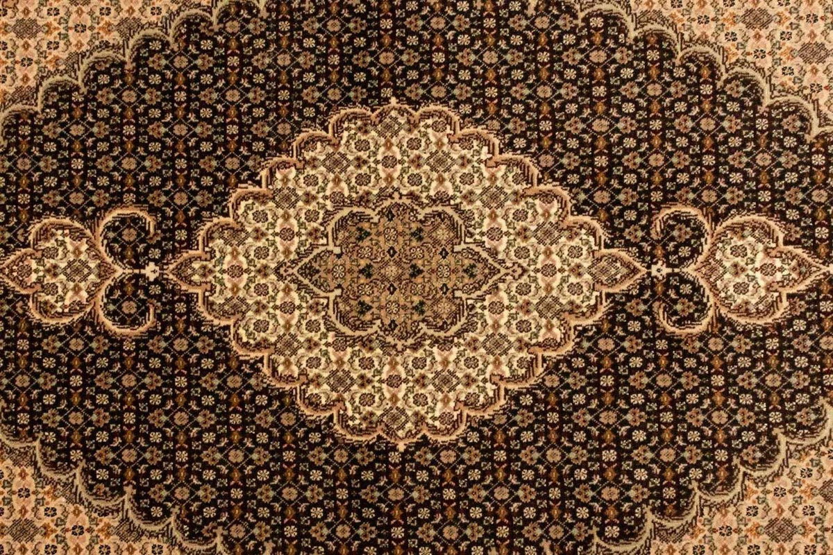 Persisk matta - Tabriz - Royal - 156 x 100 cm - svart
