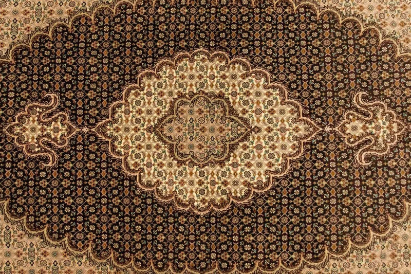 Persisk matta - Tabriz - Royal - 157 x 102 cm - svart