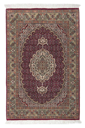 Persisk matta - Tabriz - Royal - 95 x 61 cm - mörkröd