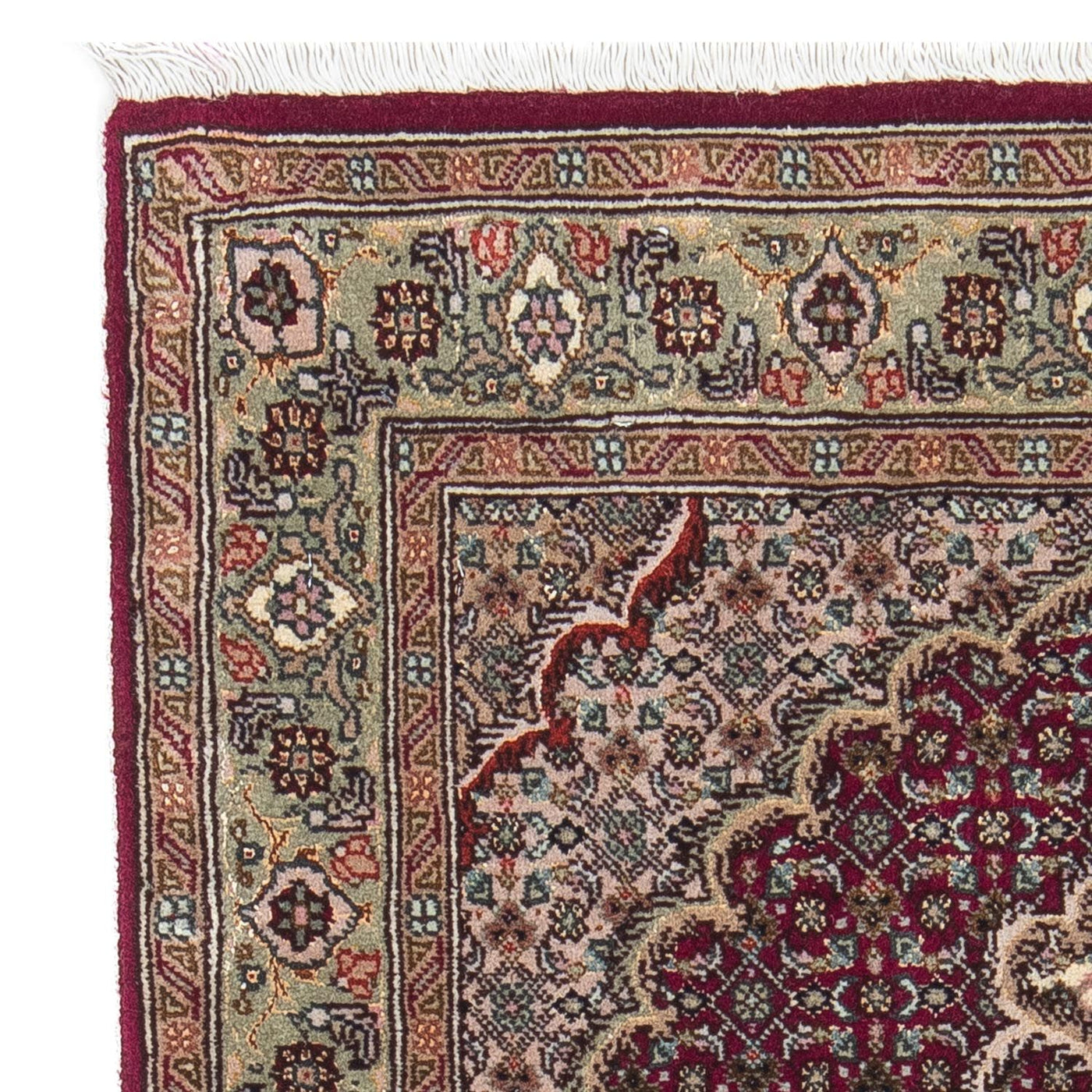 Persisk matta - Tabriz - Royal - 95 x 61 cm - mörkröd