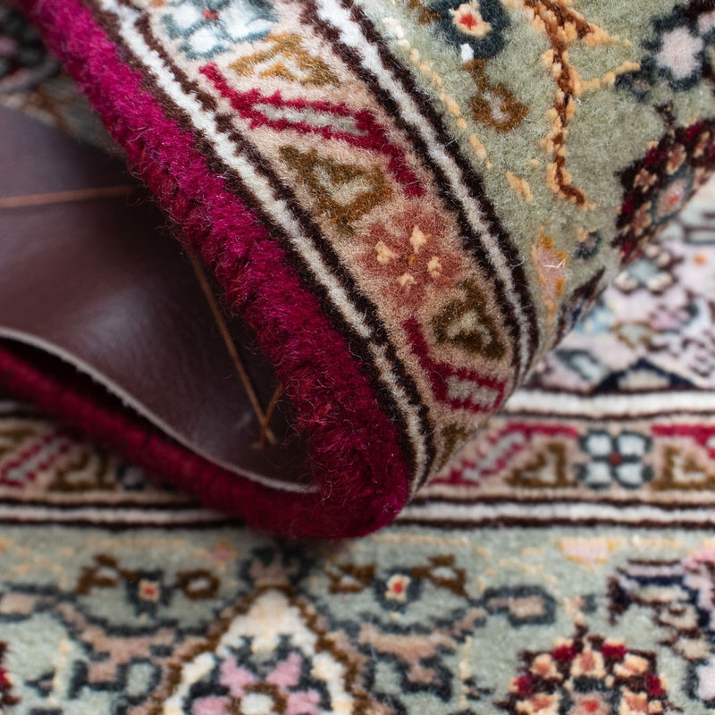 Persisk matta - Tabriz - Royal - 95 x 61 cm - mörkröd