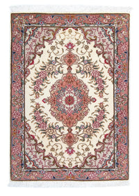 Persisk matta - Tabriz - Royal - 83 x 56 cm - beige