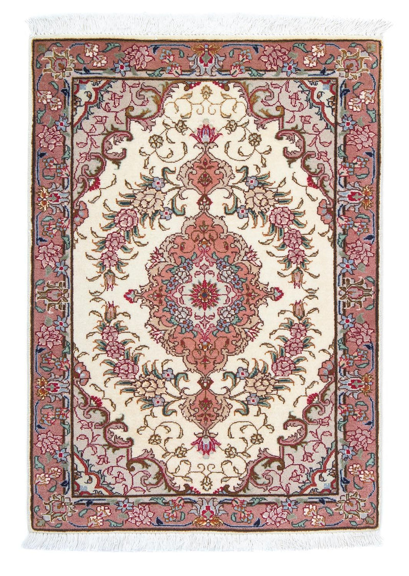 Persisk matta - Tabriz - Royal - 83 x 56 cm - beige
