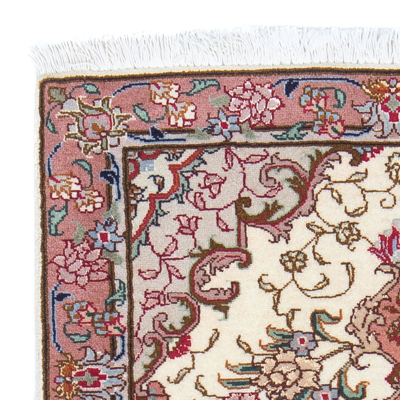 Persisk matta - Tabriz - Royal - 83 x 56 cm - beige