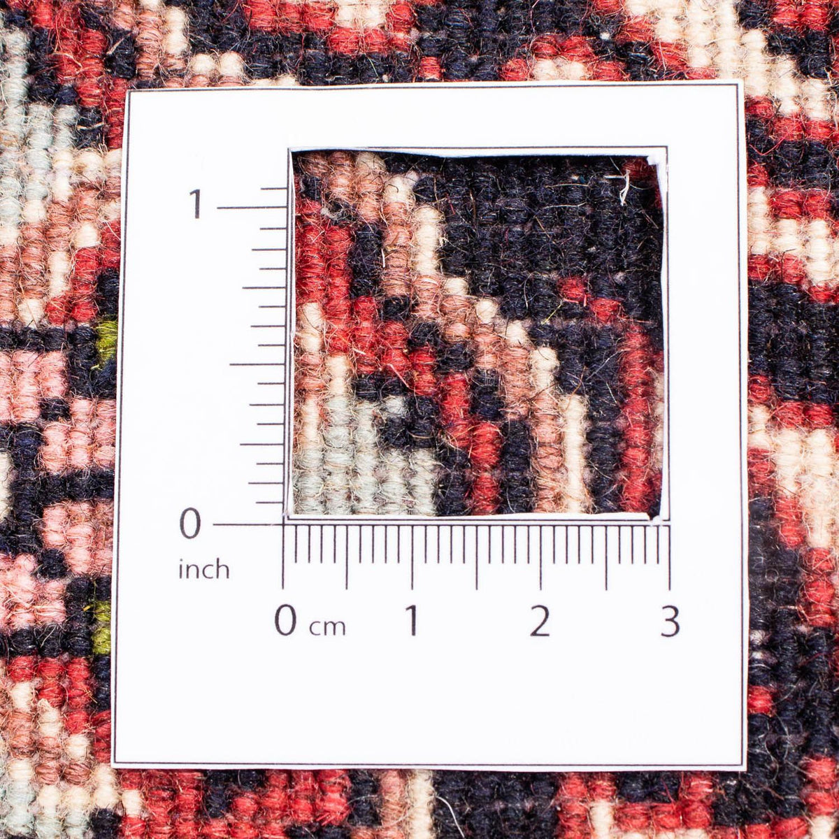 Persisk matta - Bijar - 297 x 197 cm - mörkröd