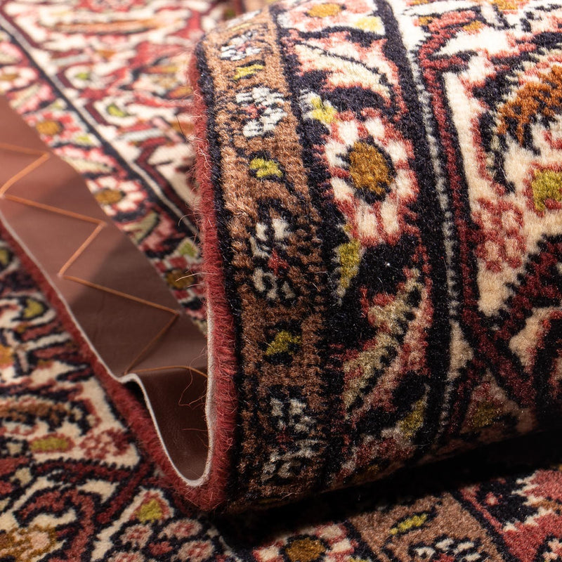 Persisk matta - Bijar kvadrat  - 200 x 195 cm - ljusröd