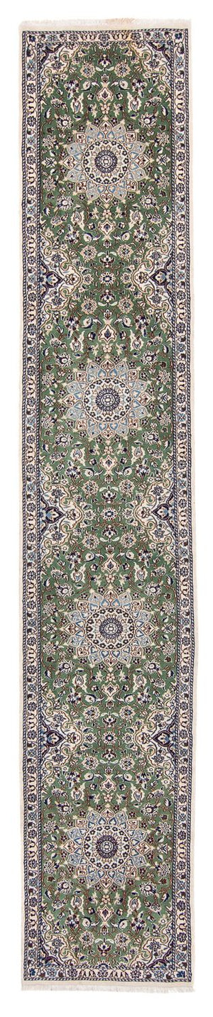 Runner Persisk matta - Nain - Royal - 410 x 62 cm - grön