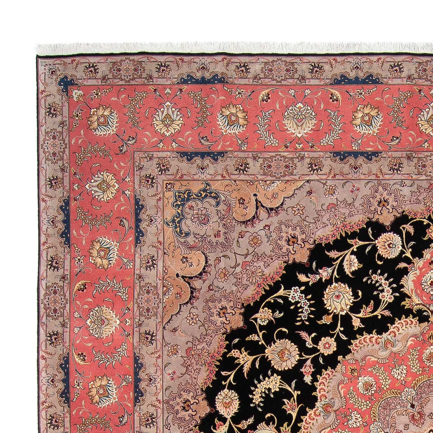 Persisk matta - Tabriz - Royal kvadrat  - 300 x 290 cm - röd