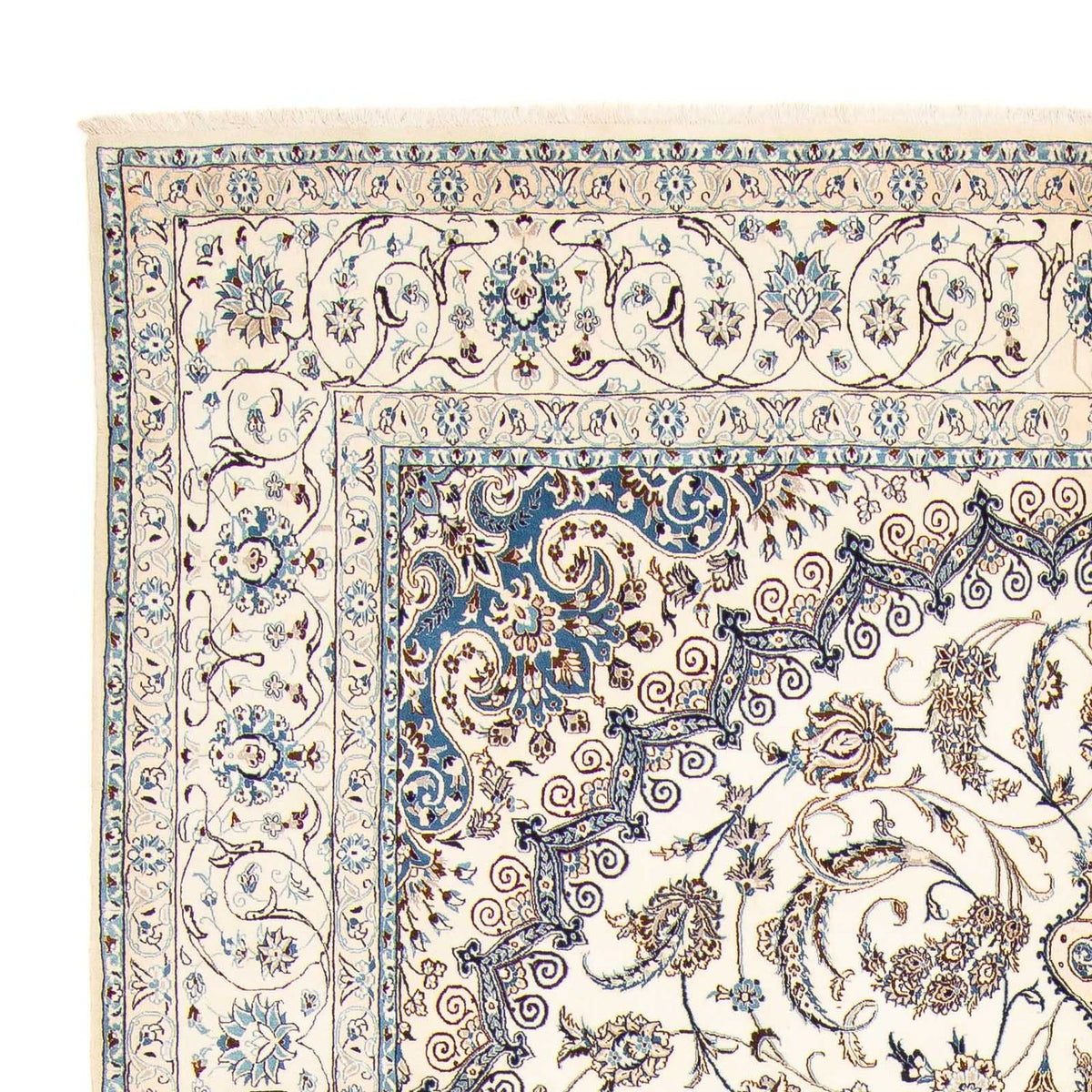 Persisk matta - Nain - Premium - 402 x 291 cm - beige