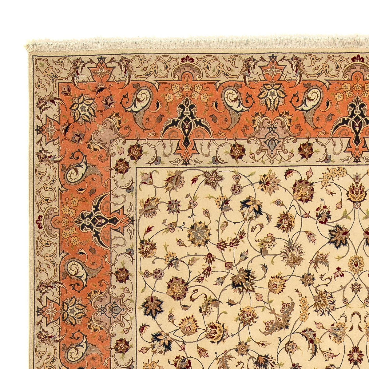 Persisk matta - Tabriz - Royal - 370 x 250 cm - beige