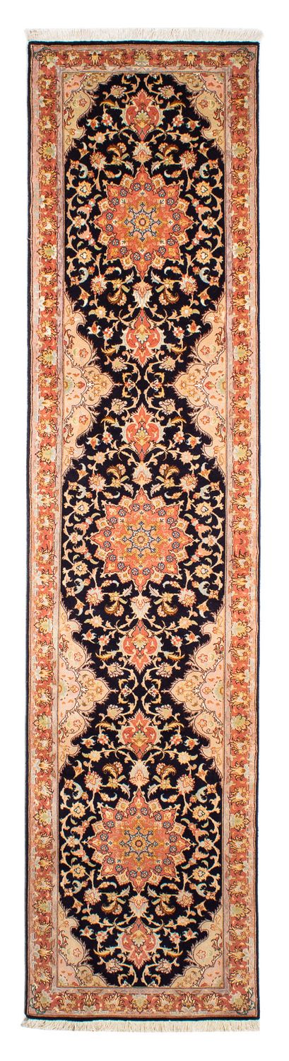 Runner Persisk matta - Tabriz - Royal - 295 x 68 cm - mörkblå