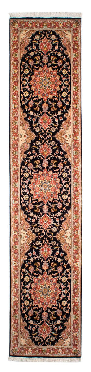 Runner Persisk matta - Tabriz - Royal - 303 x 68 cm - mörkblå