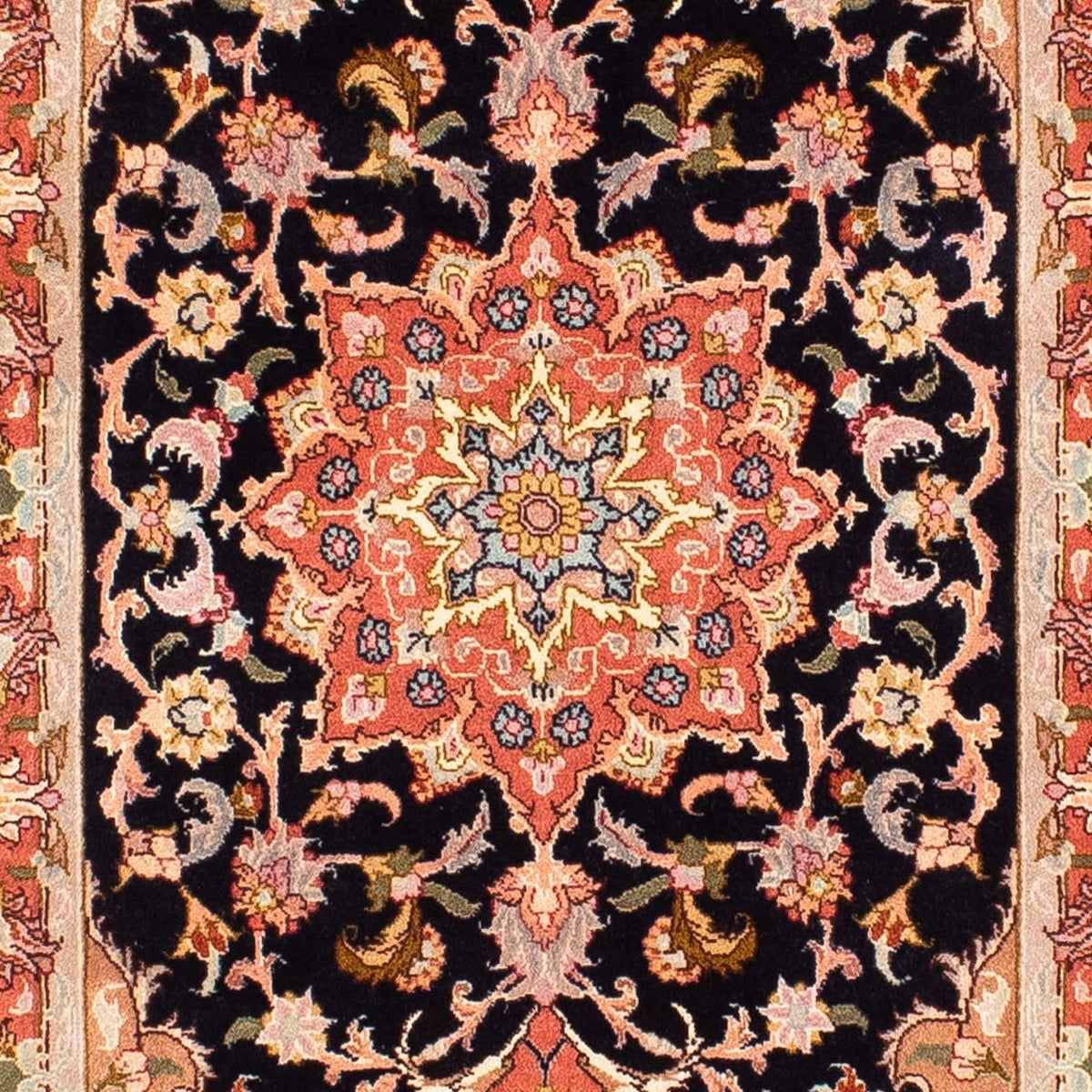 Runner Persisk matta - Tabriz - Royal - 303 x 68 cm - mörkblå