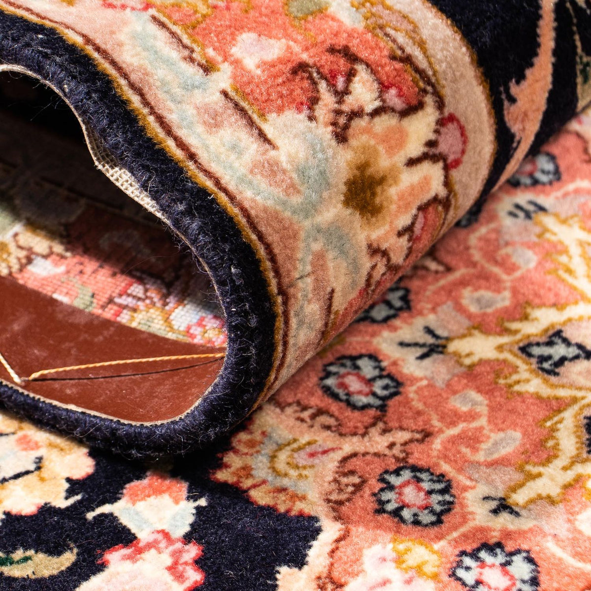 Runner Persisk matta - Tabriz - Royal - 303 x 68 cm - mörkblå