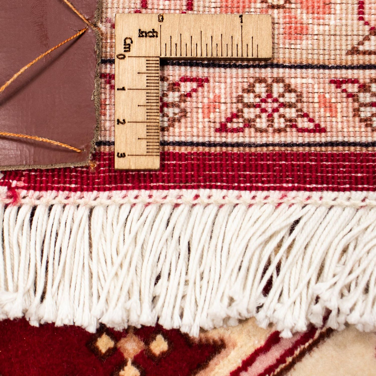 Persisk matta - Tabriz - Royal - 400 x 298 cm - mörkröd