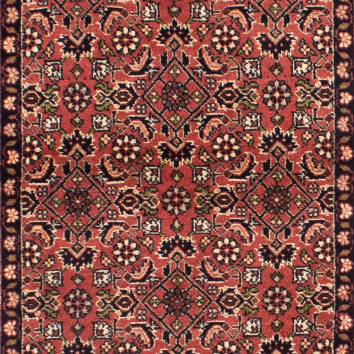 Runner Persisk matta - Bijar - 295 x 83 cm - mörkröd
