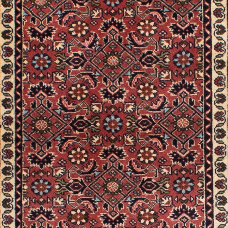 Runner Persisk matta - Bijar - 298 x 85 cm - mörkröd