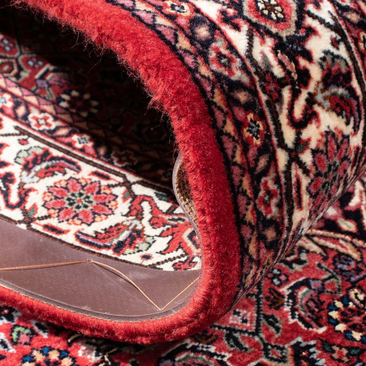 Runner Persisk matta - Bijar - 313 x 82 cm - mörkröd