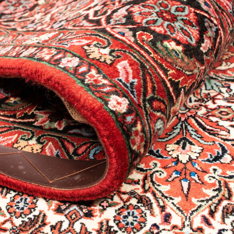 Persisk matta - Bijar - 258 x 200 cm - mörkröd