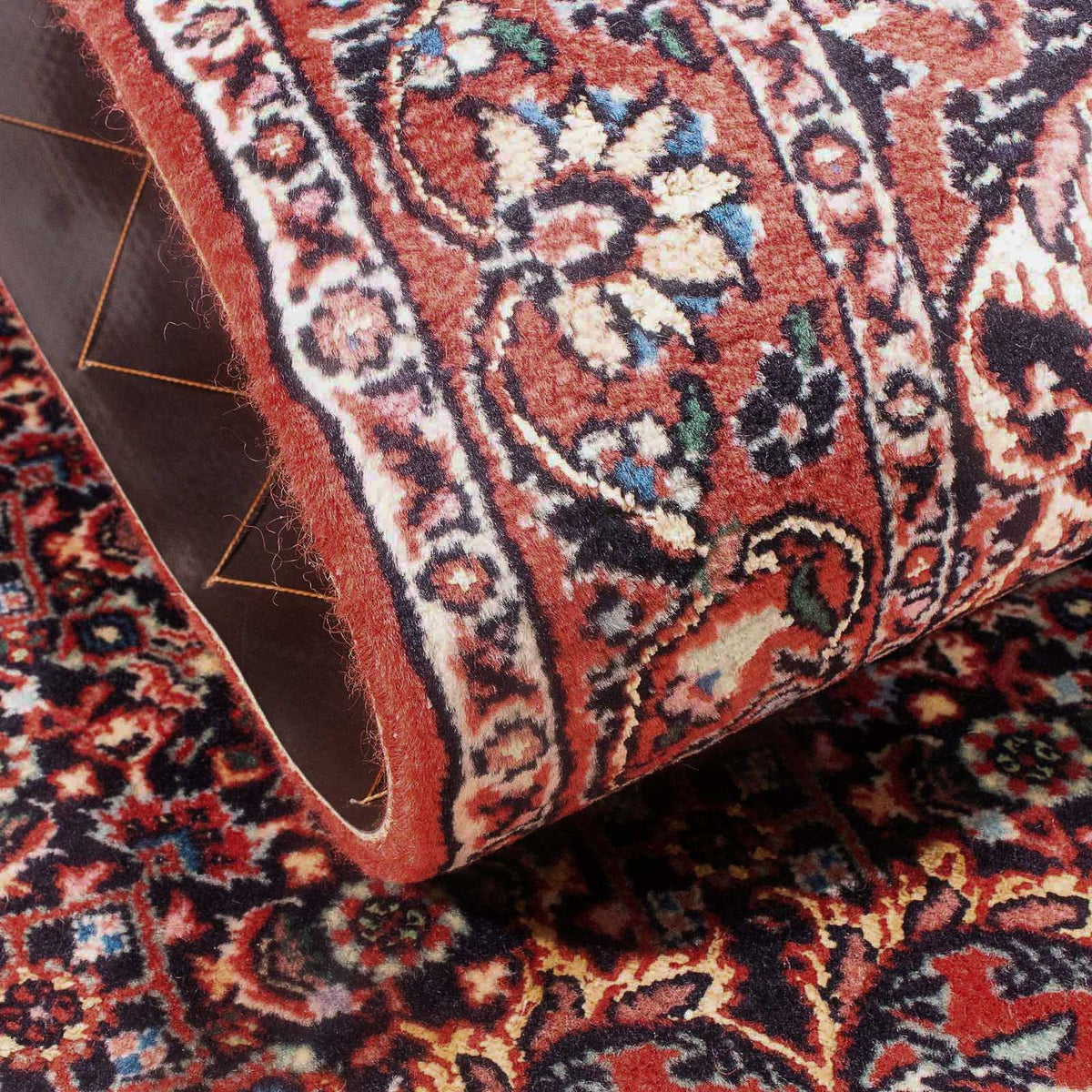 Persisk matta - Bijar - 141 x 70 cm - ljusröd