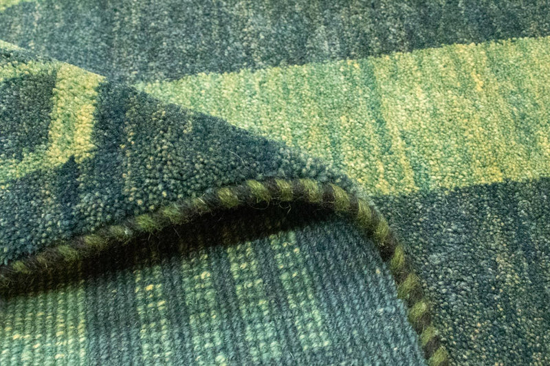 Gabbeh-matta - persisk - 233 x 178 cm - grön