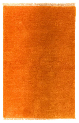 Gabbeh-matta - persisk - 133 x 90 cm - guld