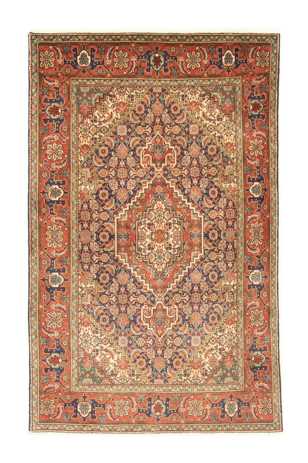 Persisk matta - Tabriz - Royal - 145 x 95 cm - mörkblå