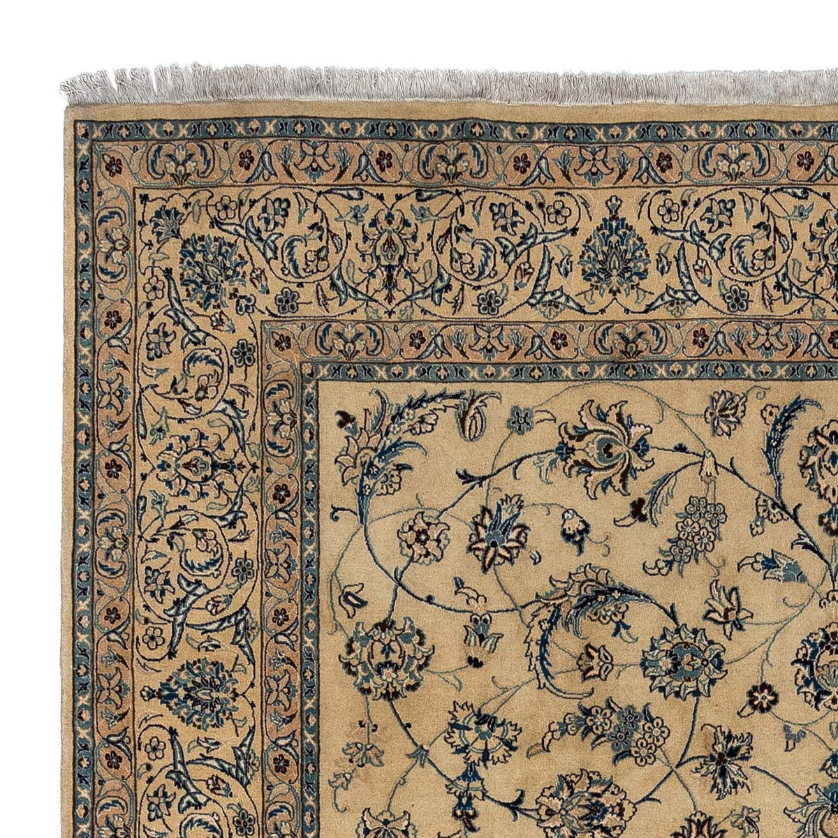Persisk matta - Nain - Royal - 343 x 247 cm - ljusbrun