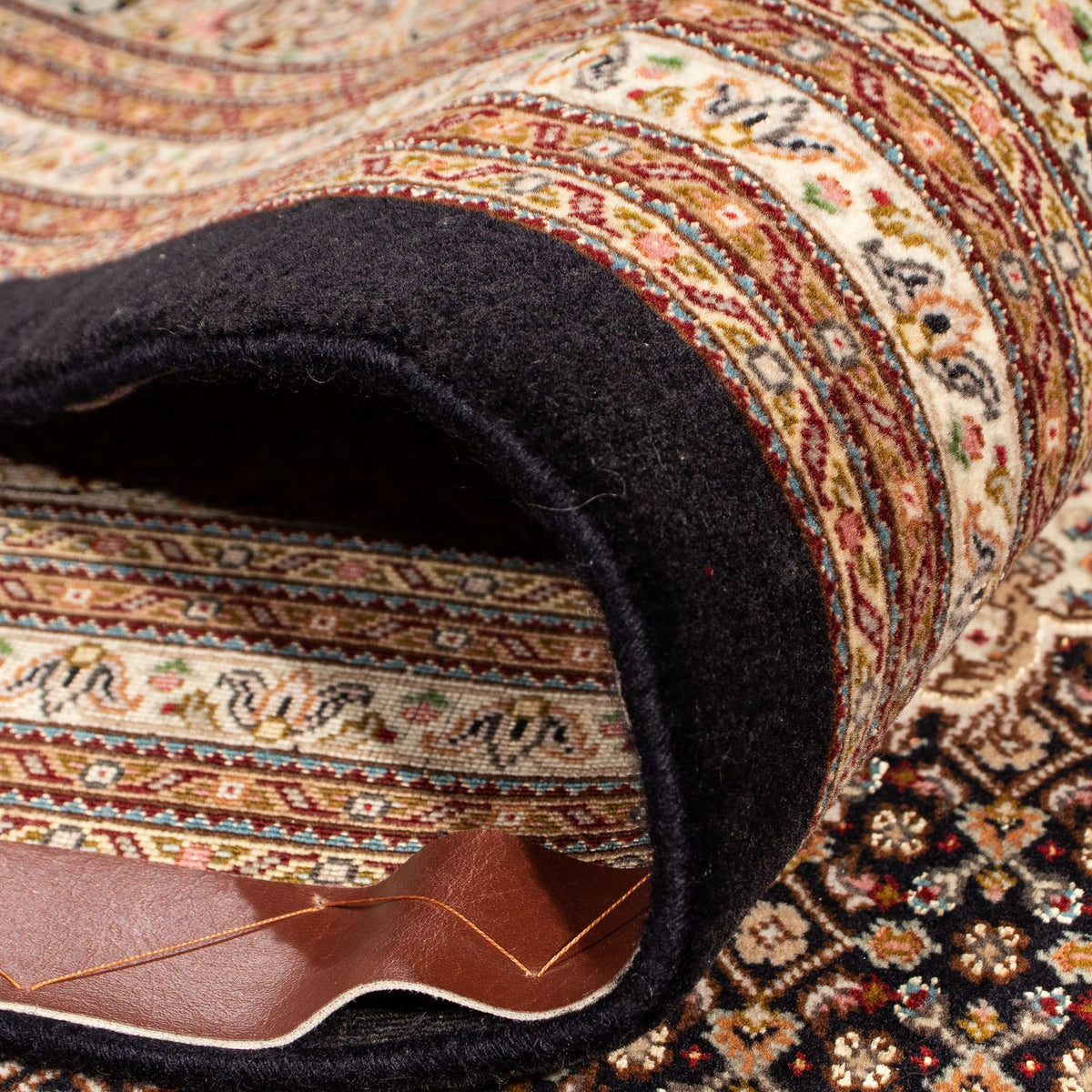 Persisk matta - Tabriz - 270 x 252 cm - mörkblå