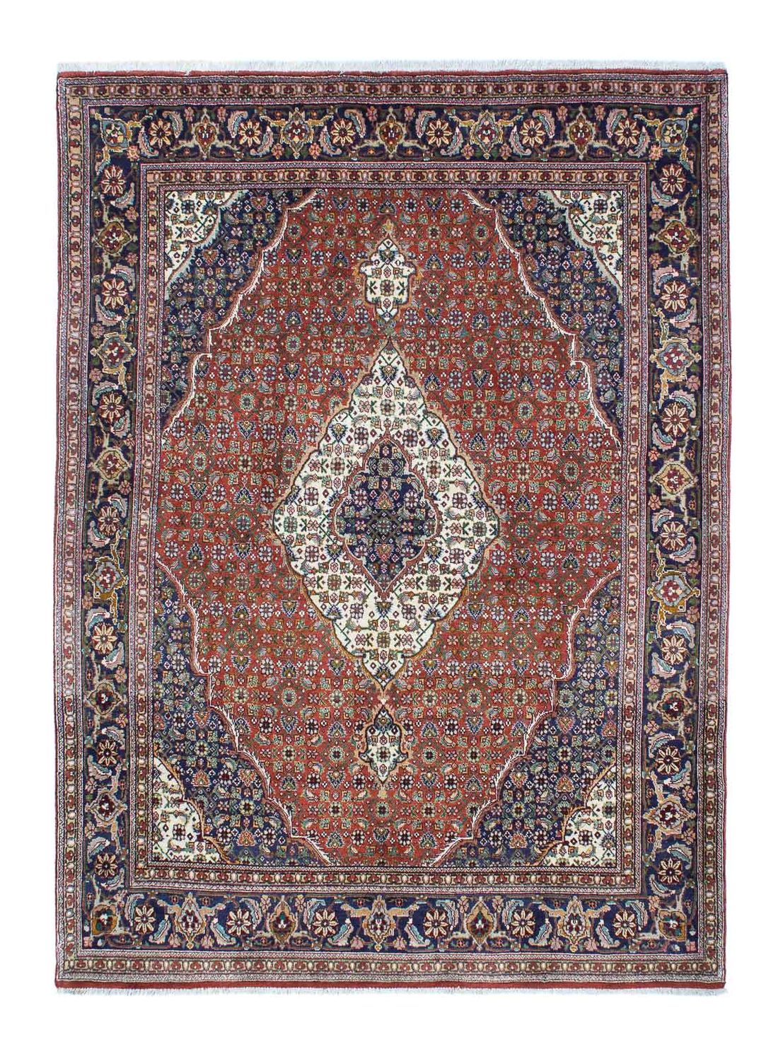 Persisk matta - Tabriz - 209 x 152 cm - rost