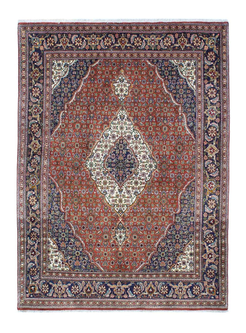 Persisk matta - Tabriz - 209 x 152 cm - rost