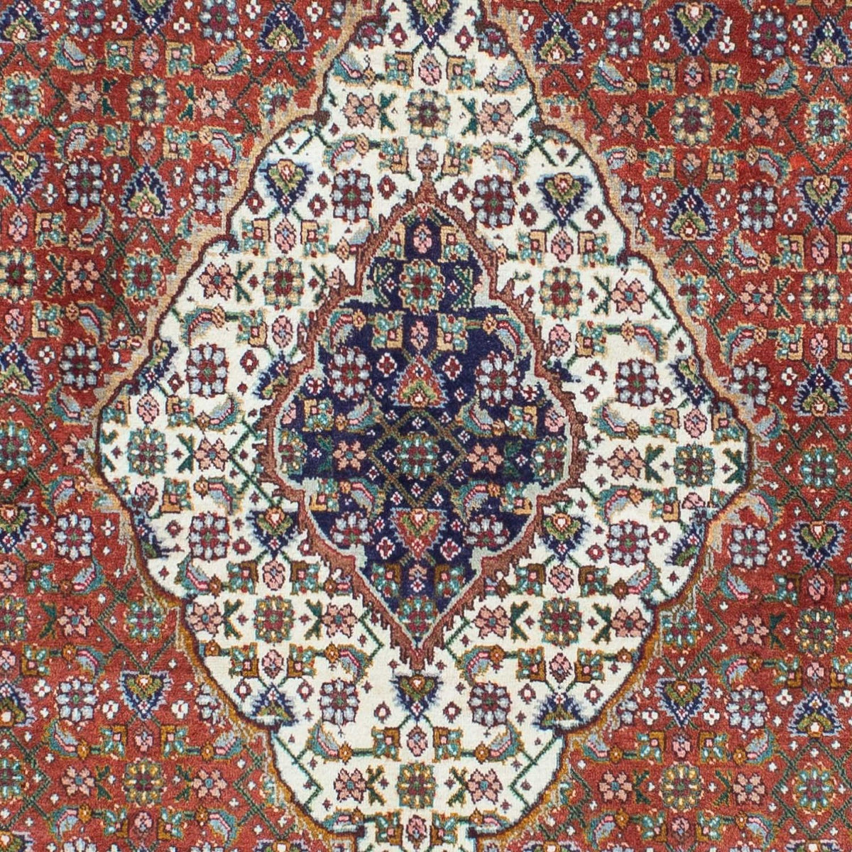 Persisk matta - Tabriz - 209 x 152 cm - rost