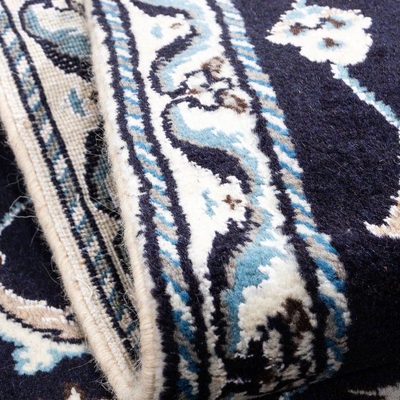 Persisk matta - Nain - 142 x 62 cm - mörkblå