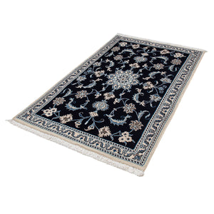 Persisk matta - Nain - 156 x 98 cm - mörkblå