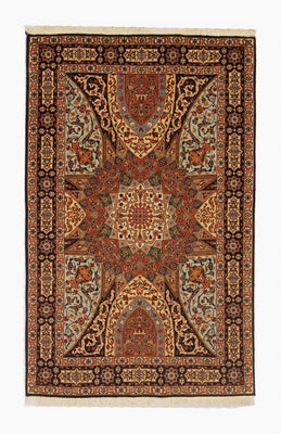 Persisk matta - Tabriz - Royal - 154 x 98 cm - flerfärgad