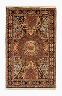Persisk matta - Tabriz - Royal - 154 x 98 cm - flerfärgad