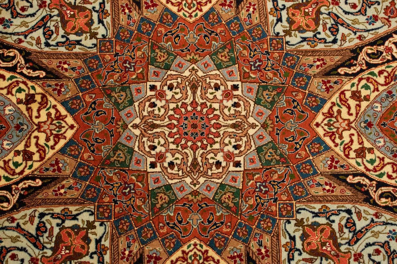 Persisk matta - Tabriz - Royal - 154 x 98 cm - flerfärgad