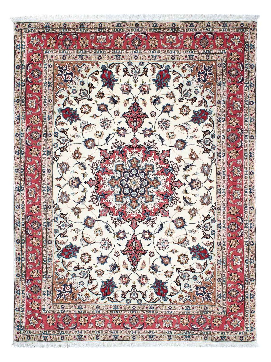 Persisk matta - Tabriz - Royal - 206 x 150 cm - beige