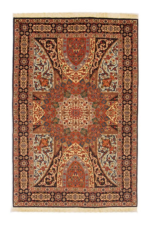 Persisk matta - Tabriz - Royal - 153 x 100 cm - flerfärgad