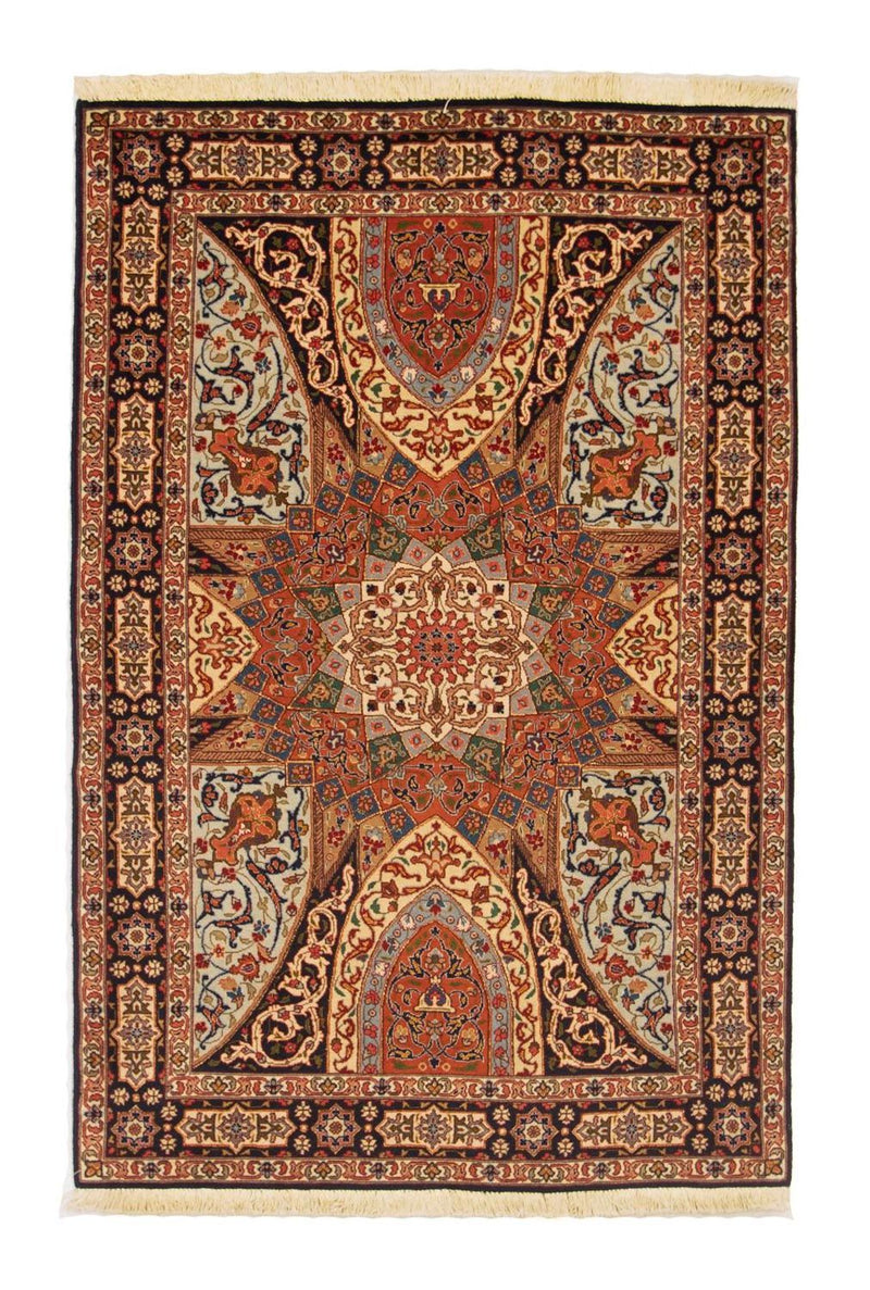 Persisk matta - Tabriz - Royal - 153 x 100 cm - flerfärgad