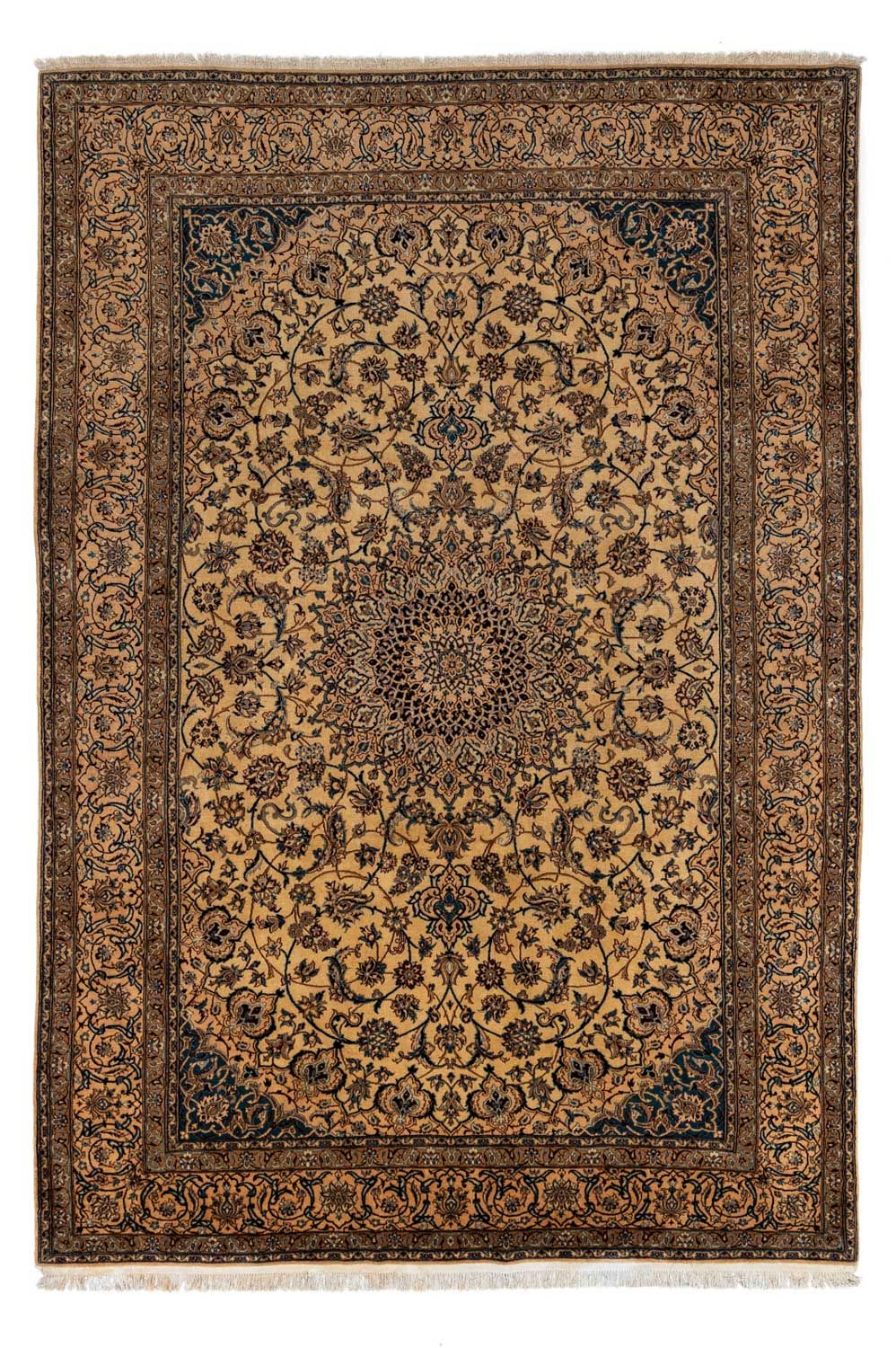 Persisk matta - Nain - Royal - 373 x 246 cm - mörk beige