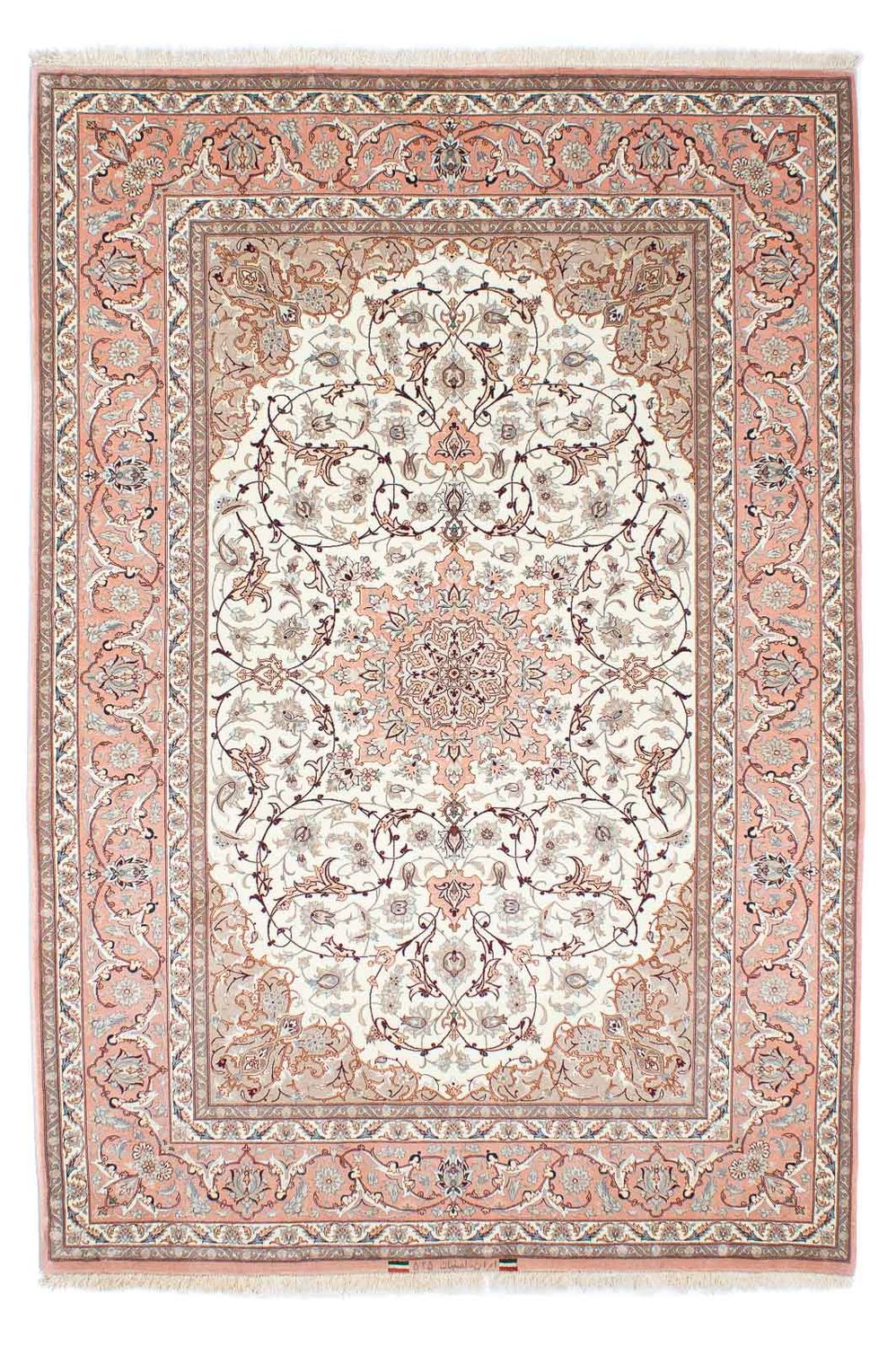 Persisk matta - Isfahan - Premium - 225 x 150 cm - beige
