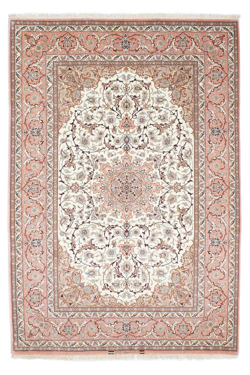 Persisk matta - Isfahan - Premium - 225 x 150 cm - beige