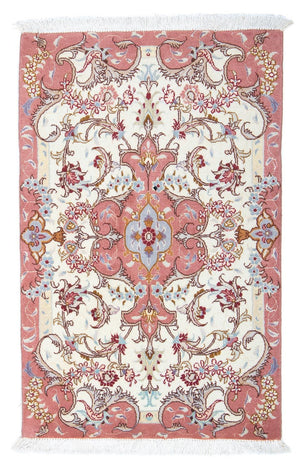 Persisk matta - Tabriz - Royal - 93 x 60 cm - beige
