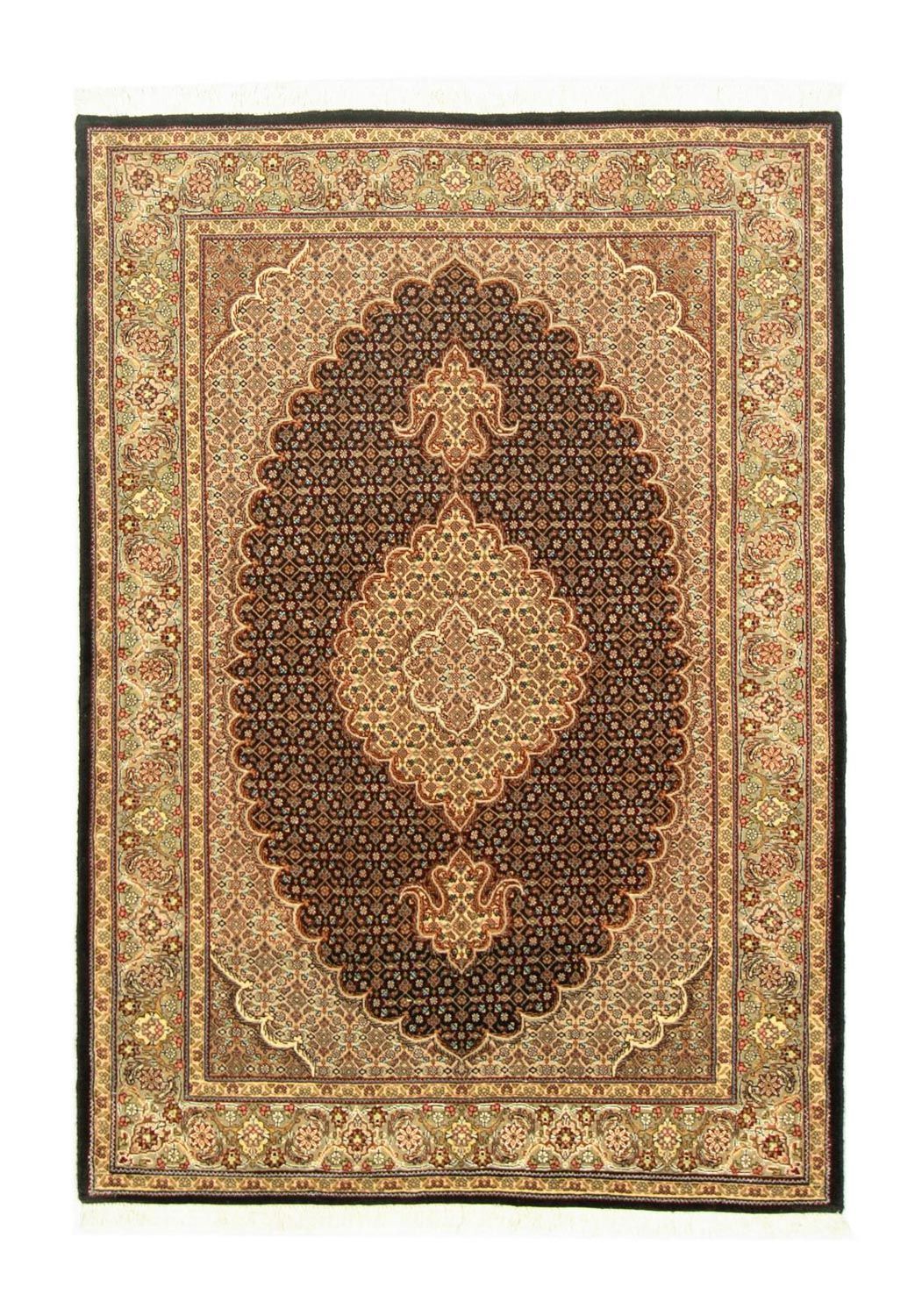 Persisk matta - Tabriz - Royal - 148 x 102 cm - svart