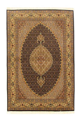 Persisk matta - Tabriz - Royal - 156 x 103 cm - svart