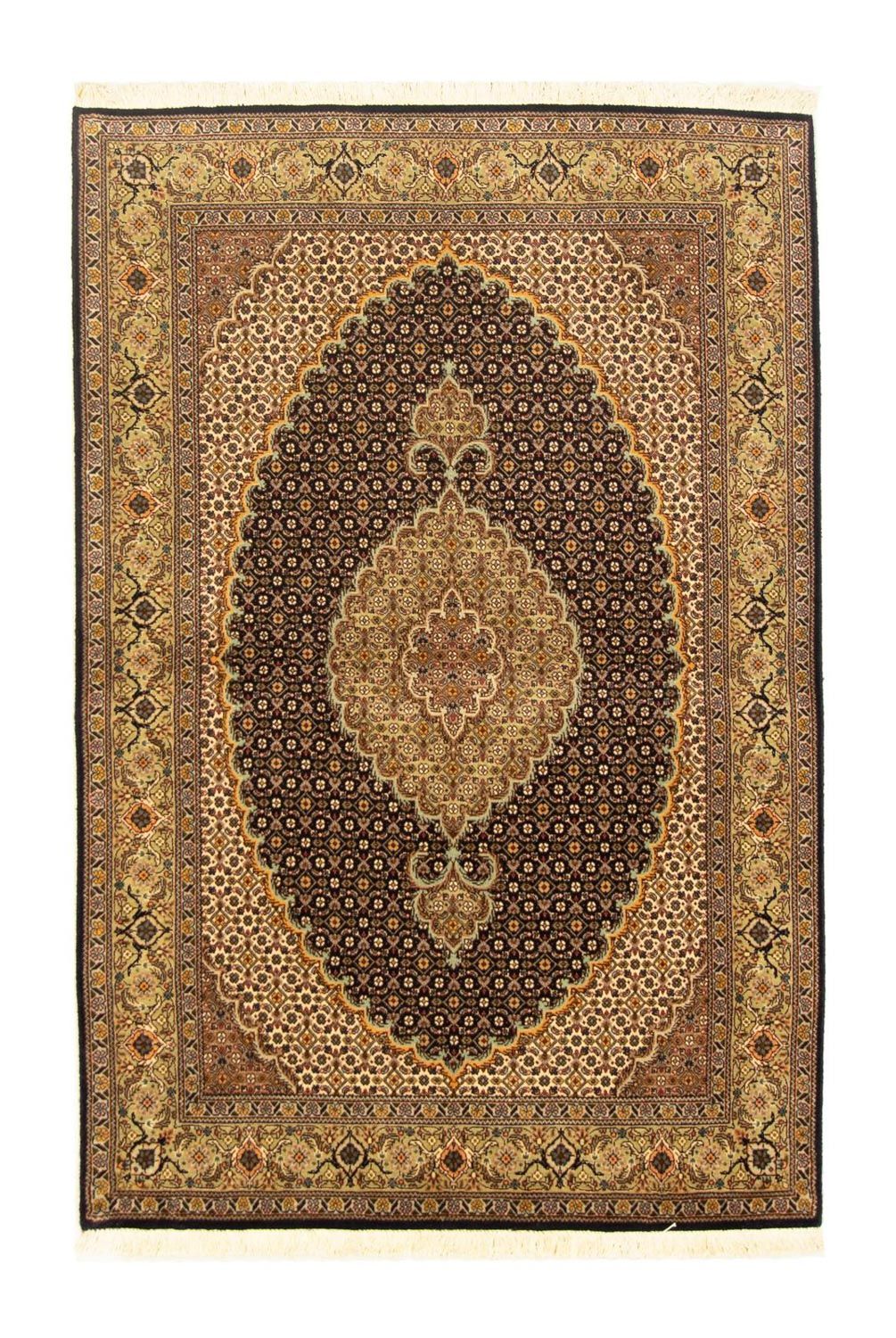 Persisk matta - Tabriz - Royal - 156 x 103 cm - svart