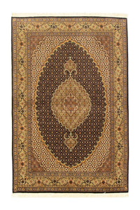 Persisk matta - Tabriz - Royal - 156 x 103 cm - svart