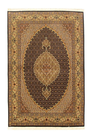 Persisk matta - Tabriz - Royal - 156 x 103 cm - svart